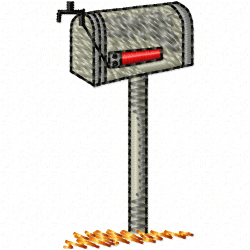 Mailbox Embroidery Design 9 Mailbox Embroidery Design 9